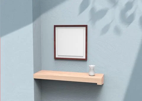 Frame mock up Stock Illustration