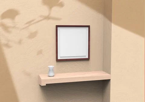 Frame mock up Stock Illustration