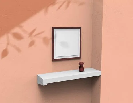 Frame mock up Stock Illustration