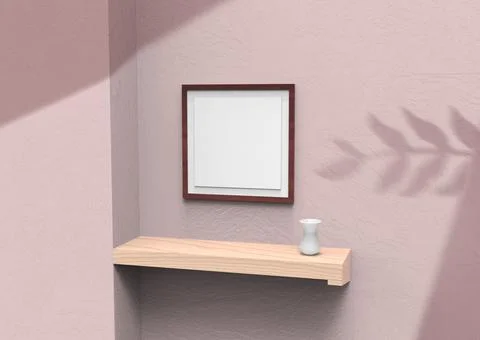 Frame mock up Stock Illustration