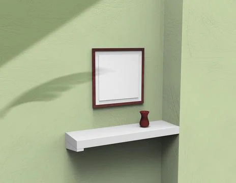 Frame mock up Stock Illustration