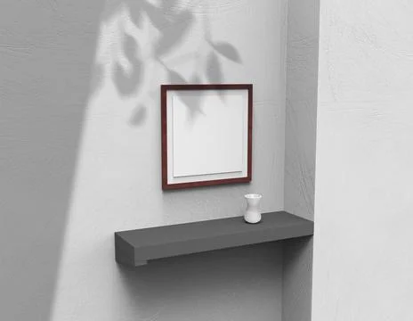 Frame mock up Stock Illustration