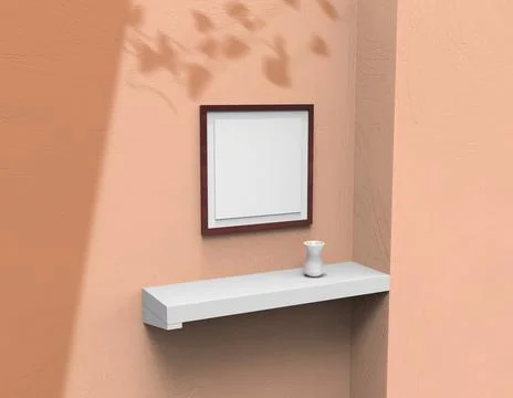 Frame mock up Stock Illustration