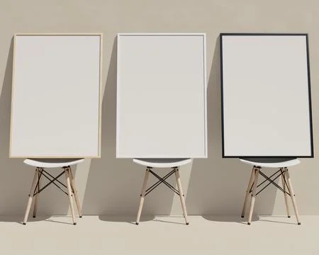 Frame mockup 3 库存插图