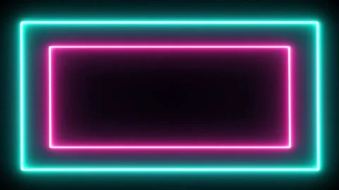 FRAME NEON LIGHTS Stock Footage 160983385