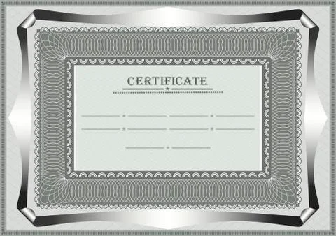 Frame for official document Stock Illustration