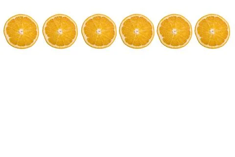 Frame of oranges Stock Photos