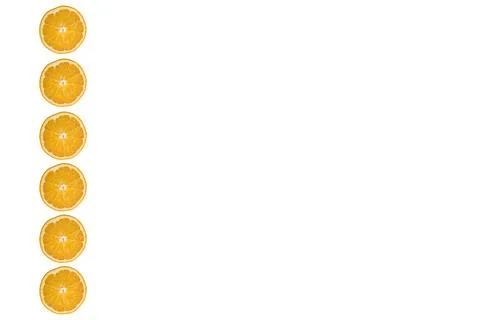 Frame of oranges Stock Photos