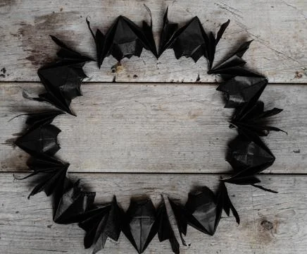 Frame origami Stock Photos