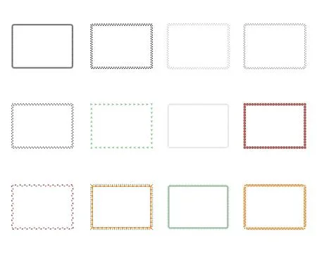 Frame ornament. Decorative vector frames and borders. vintage frames square. Stock Illustration