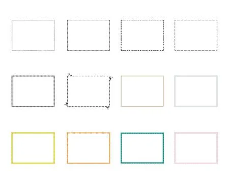 Frame ornament. Decorative vector frames and borders. vintage frames square. Stock Illustration