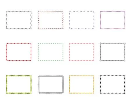 Frame ornament. Decorative vector frames and borders. vintage frames square. Illustrazione stock