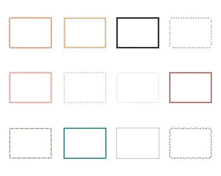 Frame ornament. Decorative vector frames and borders. vintage frames square. Stock Illustration