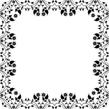 Frame ornament. Stock Illustration