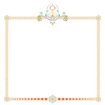 Frame with an ornament Stock Illustration