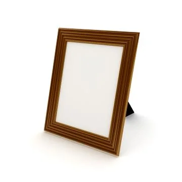 Frame over white background Stock Illustration