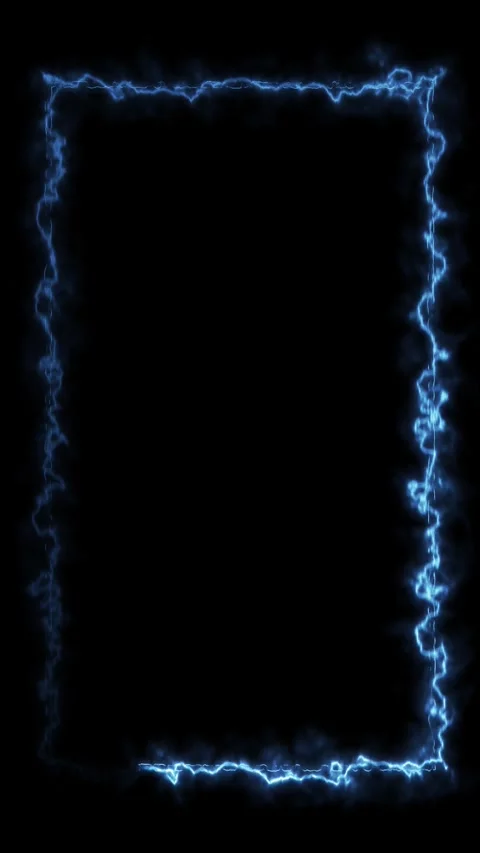 Frame overlay reactangle glowing neon seamless loop Stock Footage 300364354