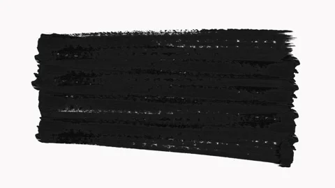 Frame - Paint Brush Strokes Transition Reveal with Luma Matte - Transparency. Stock Footage 134999149