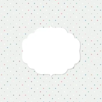 Frame on the paper background Stock Illustration