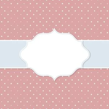 Frame on the paper background Stock Illustration