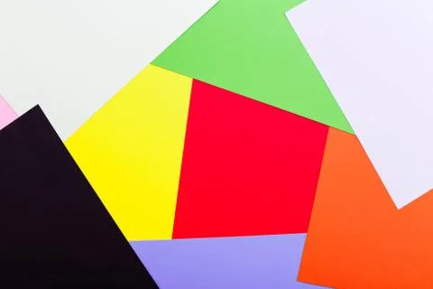 Frame paper background, top view flat lay Stock Photos