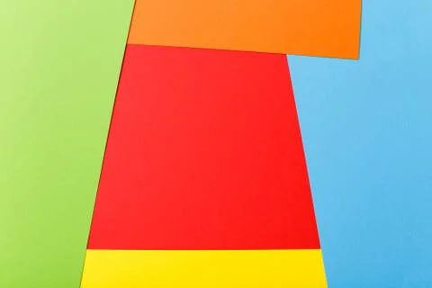 Frame paper background, top view flat lay Stock Photos
