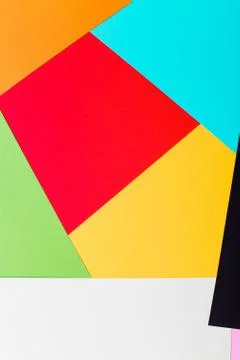 Frame paper background, top view flat lay Stock Photos