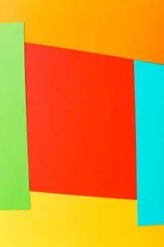 Frame paper background, top view flat lay Stock Photos