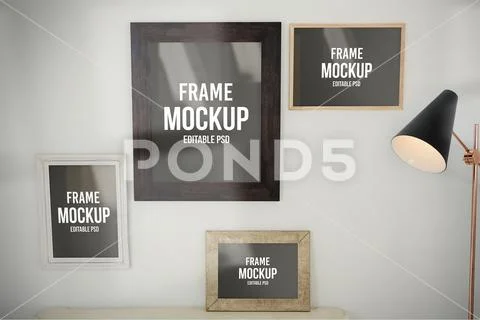Frame Photo Mockup PSD-Vorlage