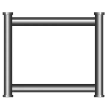 Frame from pipe Stock Illustration