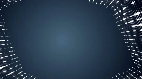 Frame of pulsating elements. Place for text. Plexus business background. Blue Vídeos de archivo 88678603