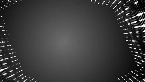 Frame of pulsating elements. Place for text. Plexus business background. Gray Vídeos de archivo 88678638