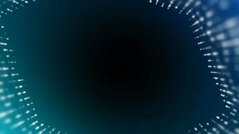 Frame of pulsating elements. Place for text. Plexus business background. Depth Stock Footage 88678794