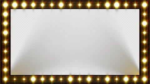 A frame of randomly flashing light bulbs (Seamless Loop, with Alpha Channel) Stock Footage 332969645