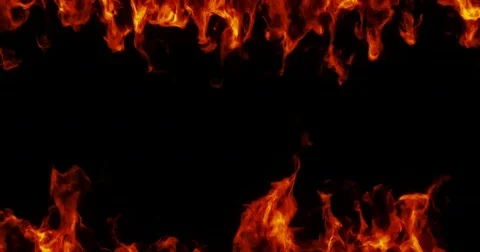 Frame of realistic fire flames burn movement frame 스톡 동영상 75351052