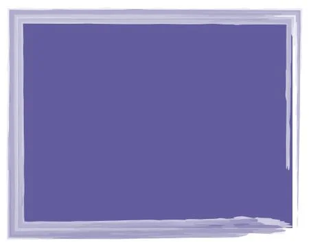 Frame rectangle blue brush stroke Illustrazione stock