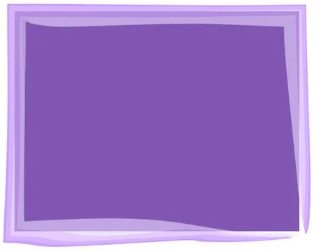 Frame rectangle lilac brush stroke Stock Illustration