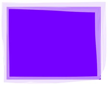 Frame rectangle lilac brush stroke Stock Illustration