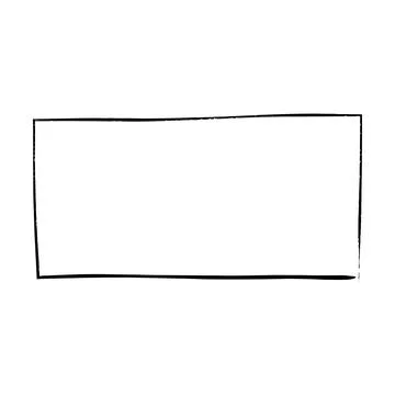 Frame rectangle outline border grunge shape icon, vertical, rectangle decor.. 스톡 일러스트