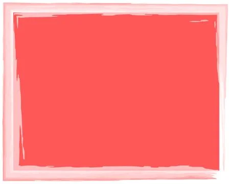 Frame rectangle pink brush stroke Illustrazione stock