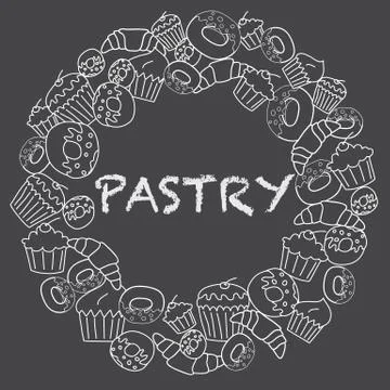 Frame of ring shape. Stock Illustration