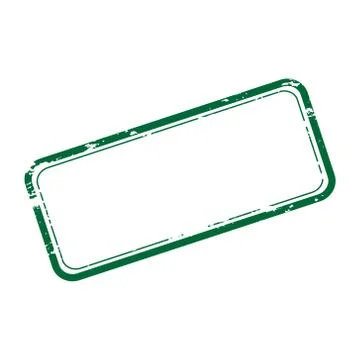 Frame Rubber Stamp Stock Illustration