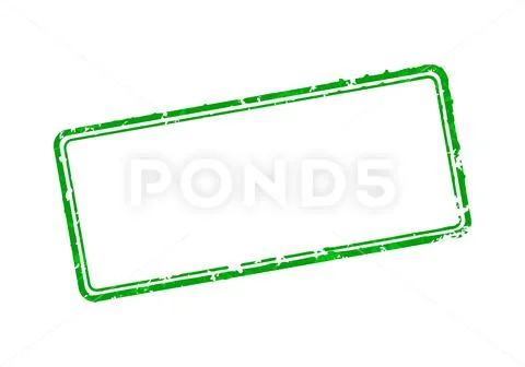 Frame of rubber stamps Stock Illustration