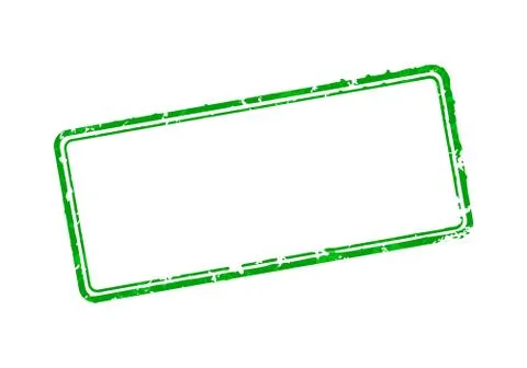 Frame of rubber stamps Illustrazione stock