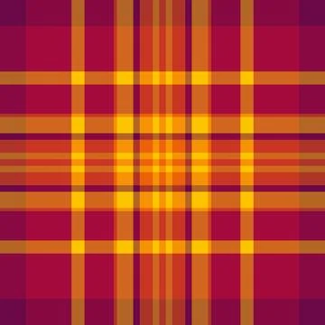 Frame seamless fabric texture, aged tartan background plaid. Empty vector p.. Illustrazione stock