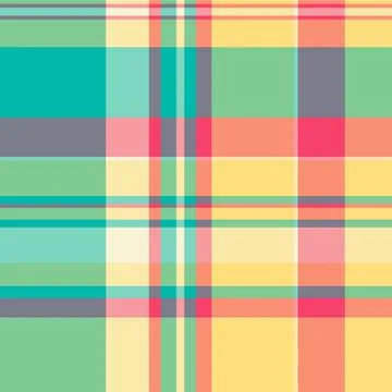 Frame seamless textile plaid, daisy vector check fabric. Deluxe pattern tar.. Stock Illustration