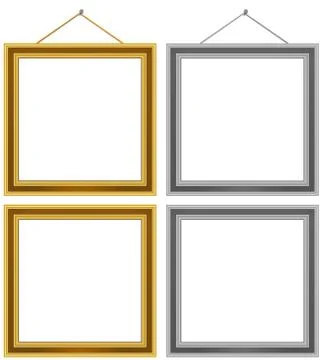 Frame Set Stock Illustration