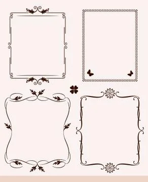 Frame set Stock Illustration