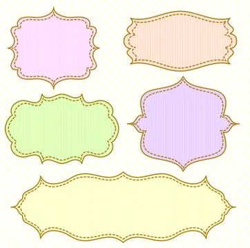 Frame set Stock Illustration