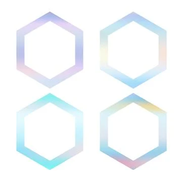 Frame in the shape gradient rhombus in blue. Beautiful element for postcards, Stock Illustration